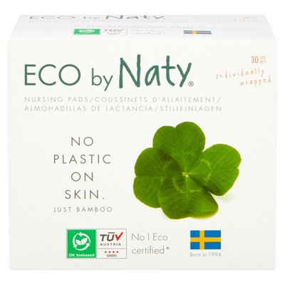 Органічні підкладки для грудей Eco by Naty 30 шт ФР-00000075 фото