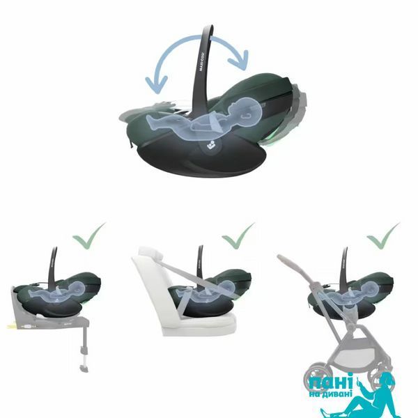 Автокрісло MAXI-COSI Pebble 360 Pro (Essential Green) 8052047110 фото