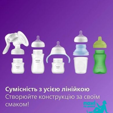 Пляшка пластикова NATURALS 3.0 Avent, 125мл 3936402 фото