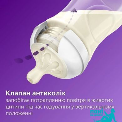 Пляшка скляна NATURALS 3.0 Avent, 120мл 3936407 фото