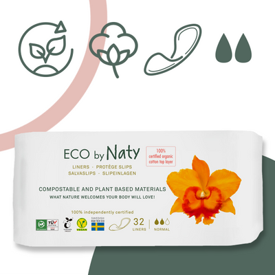Органічні щоденні прокладки Eco by Naty Normal 32 шт ФР-00000080 фото