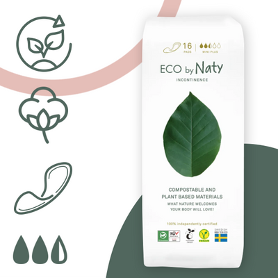 Урологічні органічні прокладки Eco by Naty 16 шт 177085 фото