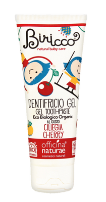 Дитяча органічна зубна паста Officina Naturae з вишневим смаком 75 мл BIRDNTCIL фото