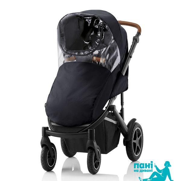 Дощовик до прогулянкового блоку коляски BRITAX-ROMER SMILE III (Black) 2000033157 фото