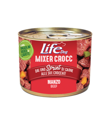 Вологий корм з яловичиною 150 г LifeDog MIXER CROCC 20076 фото