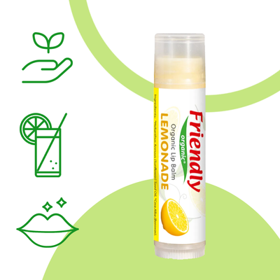 Органічний бальзам для губ Friendly Organic лимонад 4,25 гр FR0515 фото