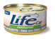 Тунець з анчоусами ЛайфКет 85 г - Додатковий вологий корм для котів - LifeCat 85 gr Tuna with small anchovies 110114 фото 2