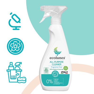 Гипоаллергенный органический универсальный очиститель без запаха, Ecolunes, 500 мл E0032 фото