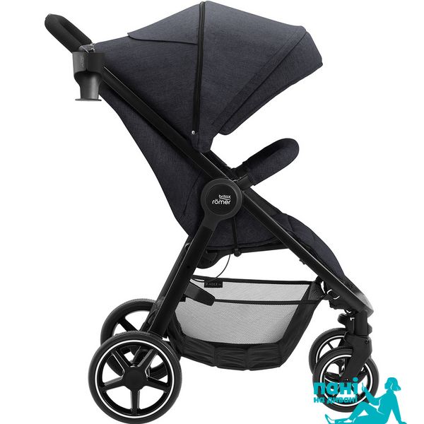 Прогулянкова коляска Britax Römer B-Agile M (Black Shadow) 2000032522 фото