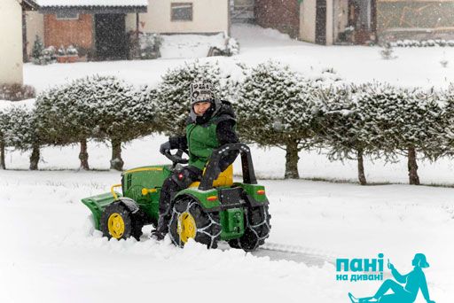 Відвал для прибирання снігу Rolly Toys rollySnow Master (зелений) 408993 фото