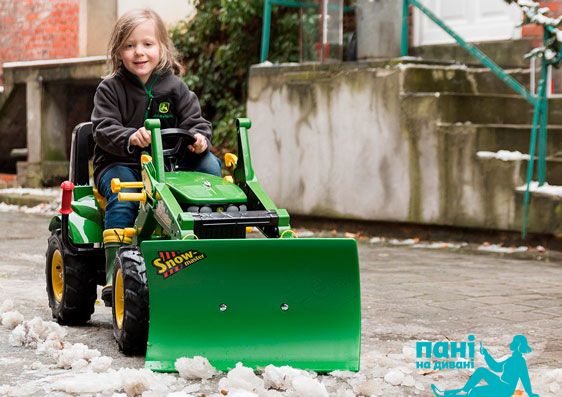 Відвал для прибирання снігу Rolly Toys rollySnow Master (зелений) 408993 фото