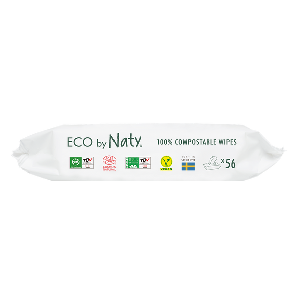 Органічні серветки Eco by Naty без запаху 56 шт ФР-00000028 фото