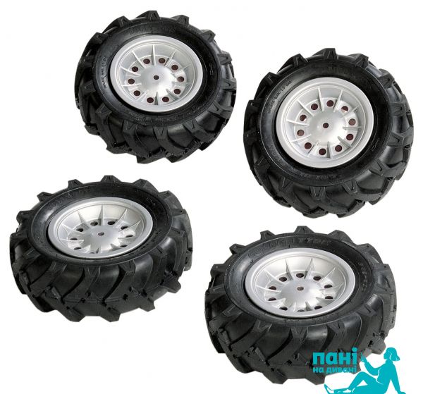 Набор надувных колес Rolly Toys rollyTrac Air Tyres (310х95х4) 409181 фото