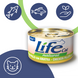 Тунець з окунем ЛайфКет 85 г - Додатковий вологий корм для котів - LifeCat 85 gr Tuna with grouper 110139 фото 1
