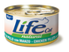 Курка з яловичиною ЛайфКет 85 г - Додатковий вологий корм для котів - LifeCat 85 gr Сhicken fillet with beef 110129 фото 2