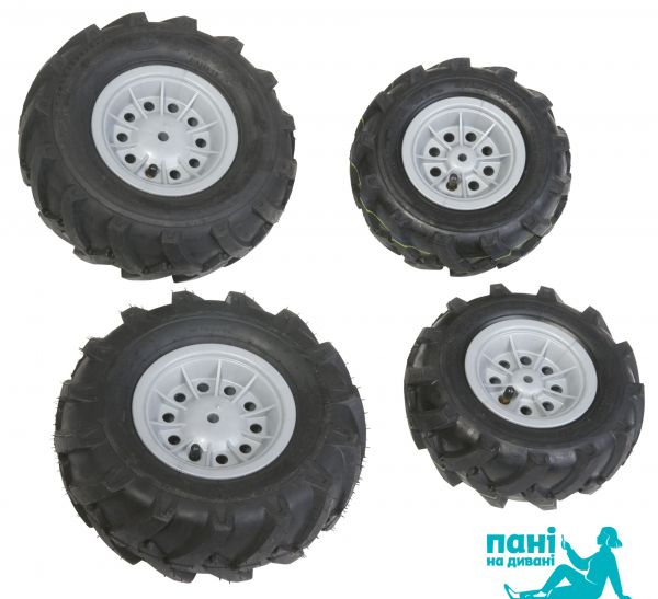 Набор надувных колес Rolly Toys rollyTrac Air Tyres (260х95х2; 325х110х2) 409846 фото