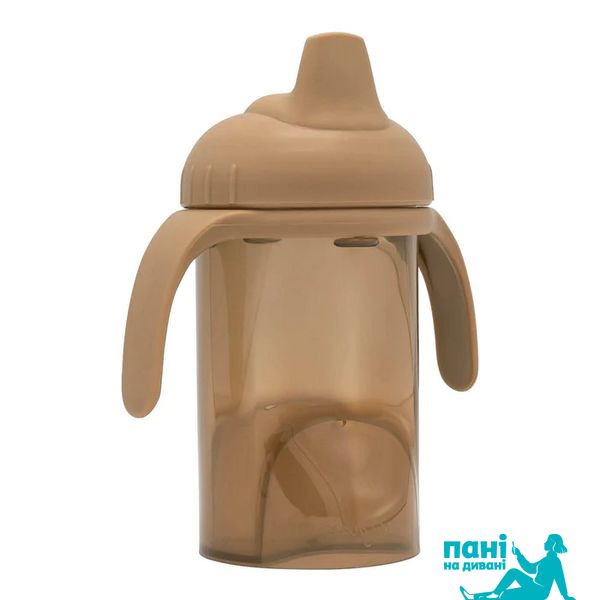 Чашка непроливайка Difrax Non-Spill Sippy Cup Soft із силіконовим носиком, 250 мл (Caramel) 704 Caramel фото