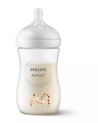 Пляшечка для годування Philips AVENT Natural Природний потік Жираф 260 мл 3936404 фото